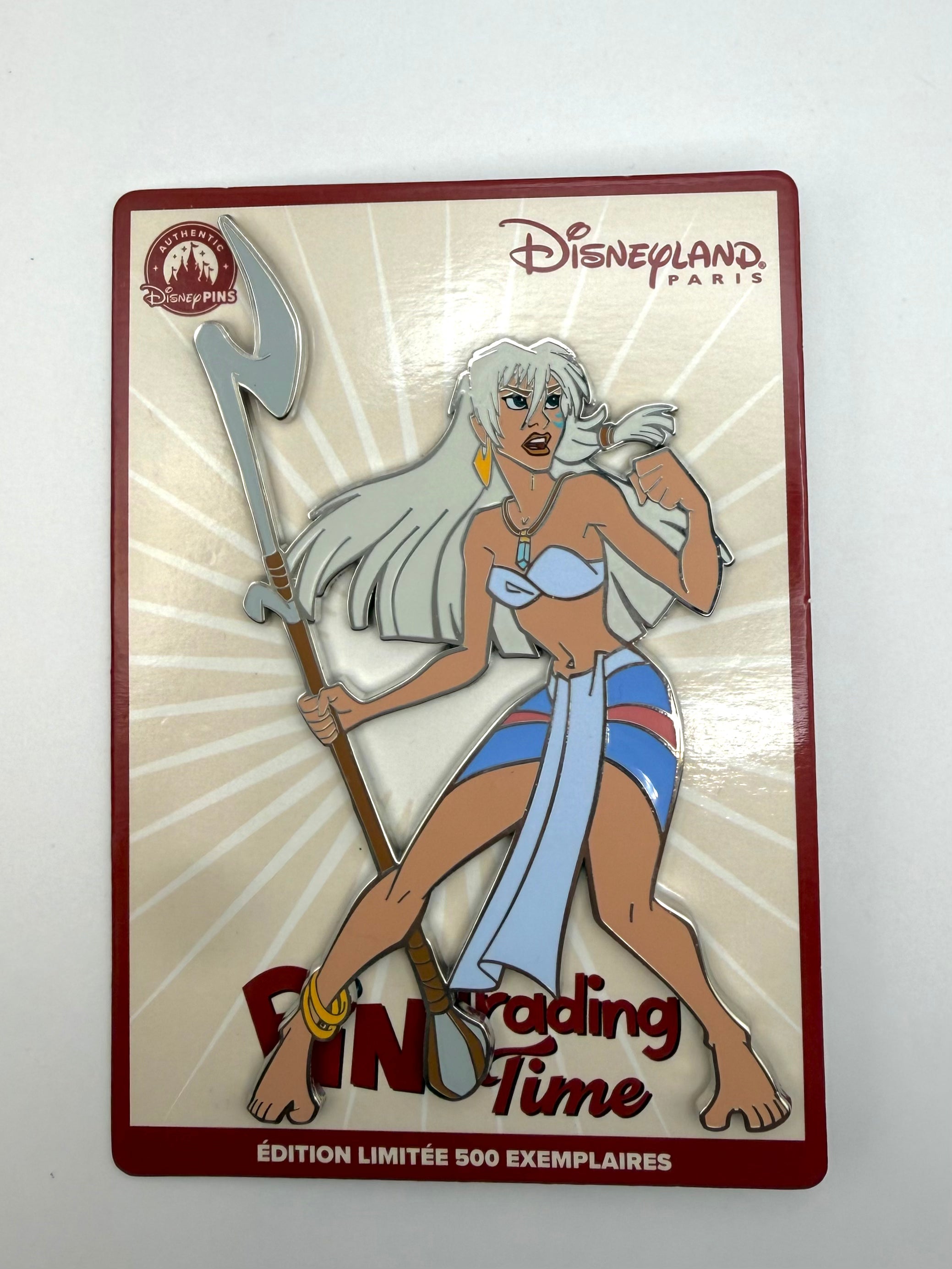 Disney DLP Disneyland Paris Pin Trading Time Jumbo LE 500 Princess Kida Atlantis
