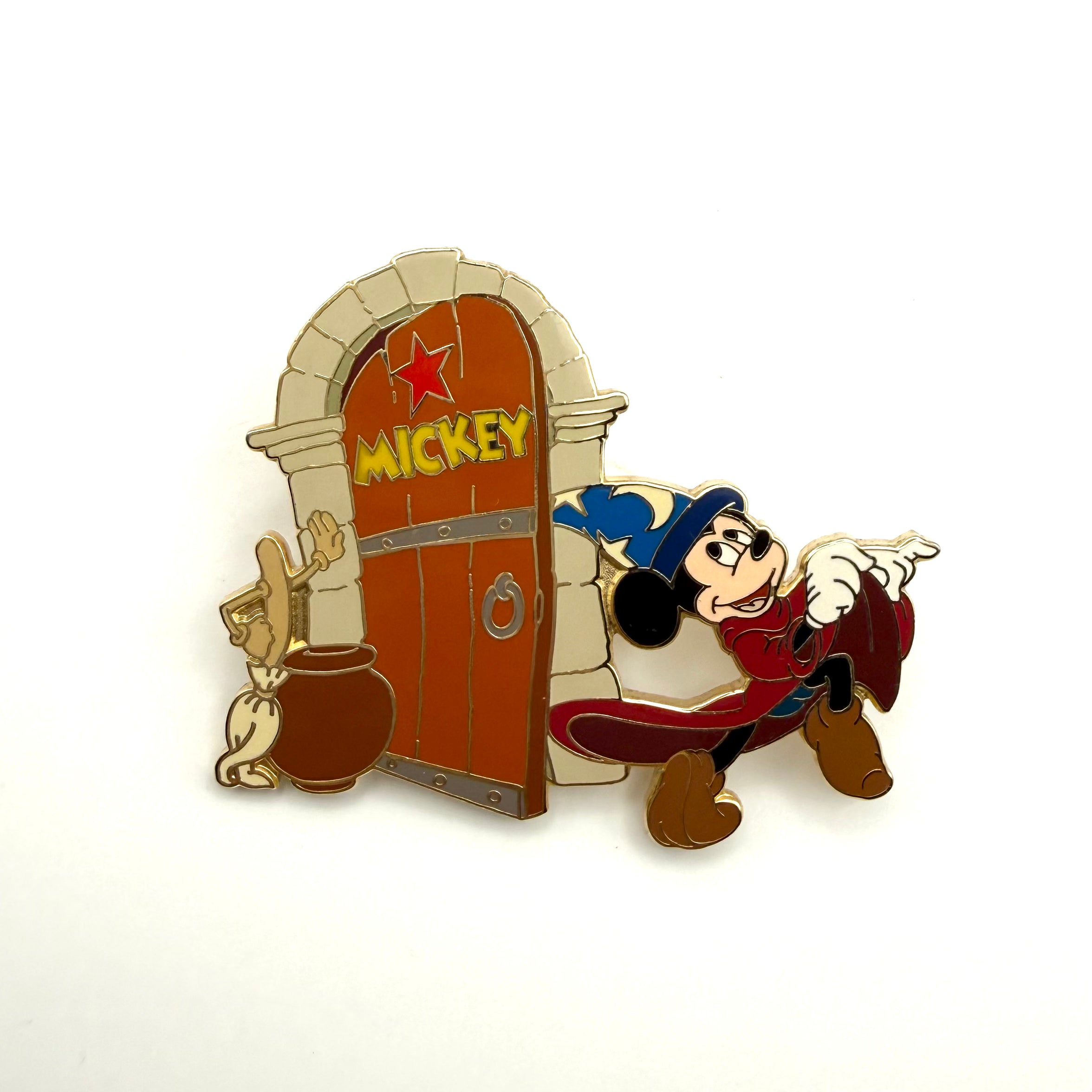 Disney Auctions Dressing Room Door Sorcerer Mickey LE 500 Pin