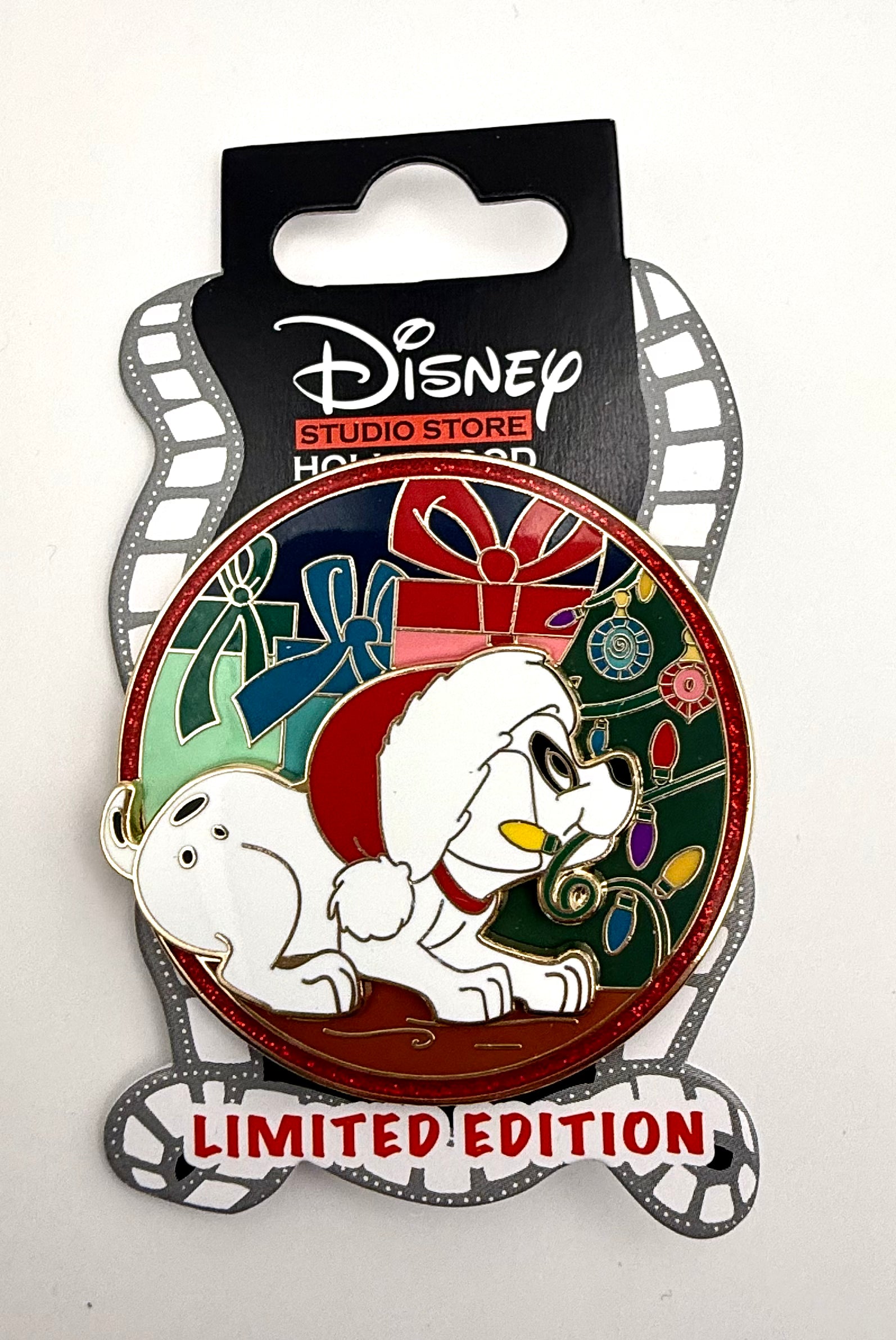 Disney DSSH Christmas Holiday Patch 101 Dalmatians LE 400 Pin