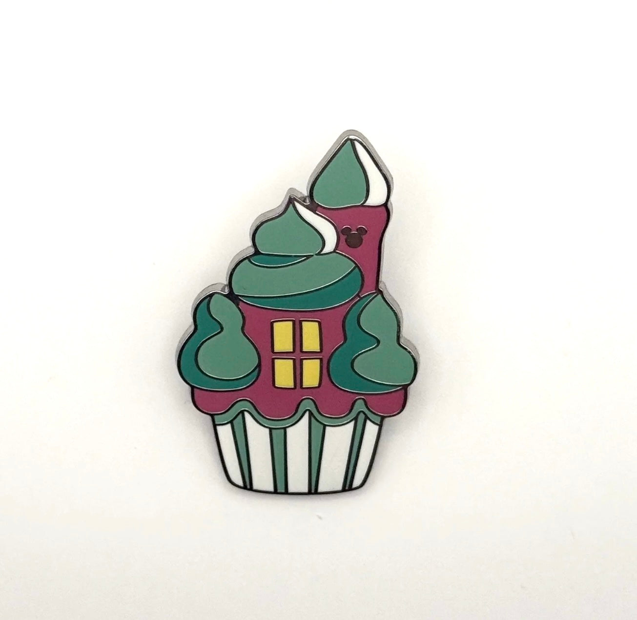 Wave B 2025 Hidden Mickey Walt Disney World WDW Cinderella Castle Cupcake Pin
