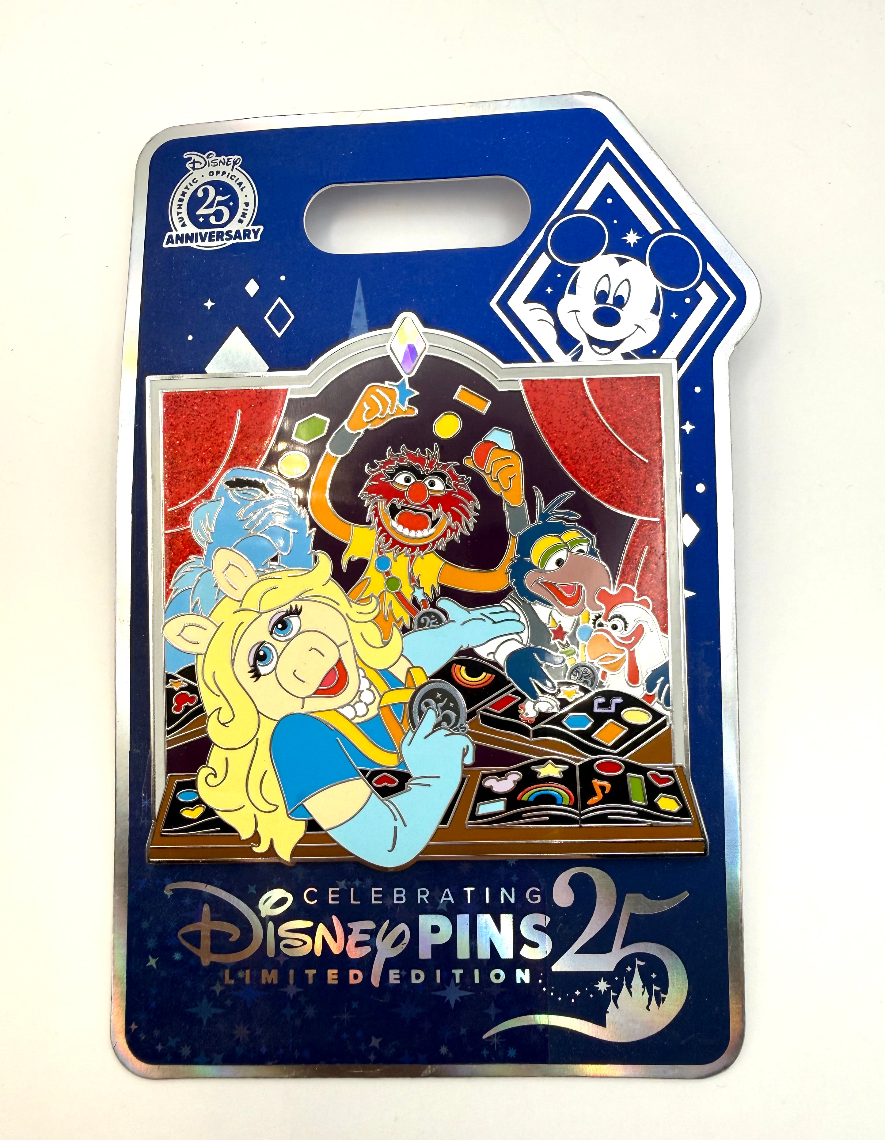 LE 500 Muppets Pin Trading Carnival Muppet Disney Celebrating 25 Years 2025