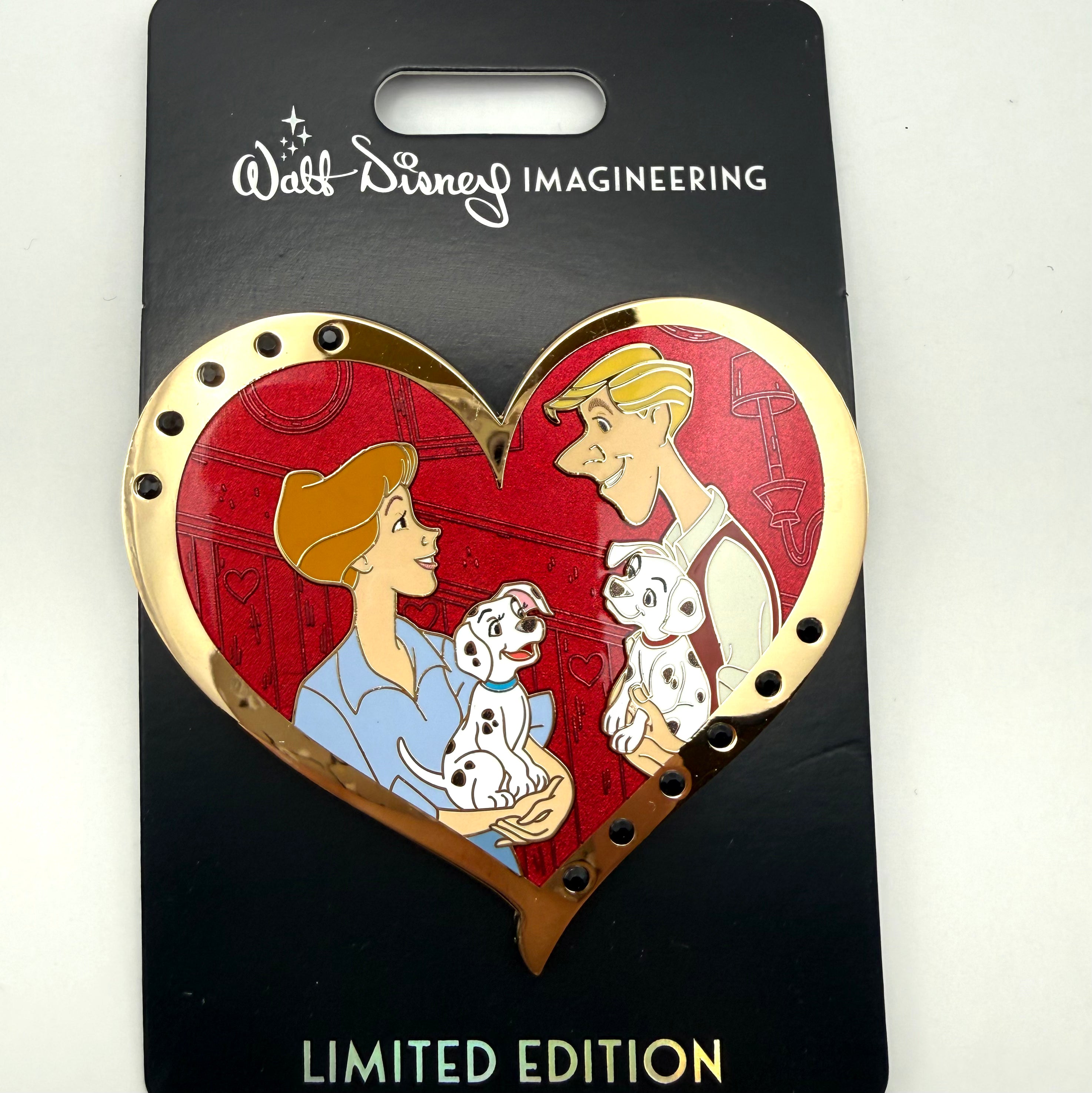 Disney WDI 2026 Valentine's Day Heart 101 Dalmatians LE 300 pin
