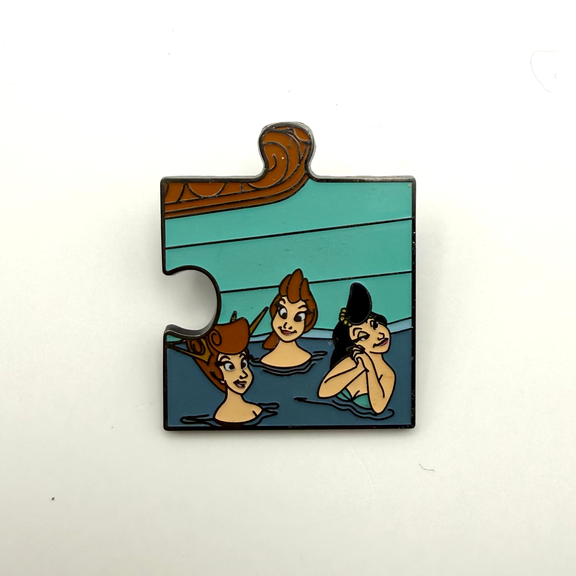 Loungefly Attina Aquata Adella Triton's Puzzle Little Mermaid Disney Pin