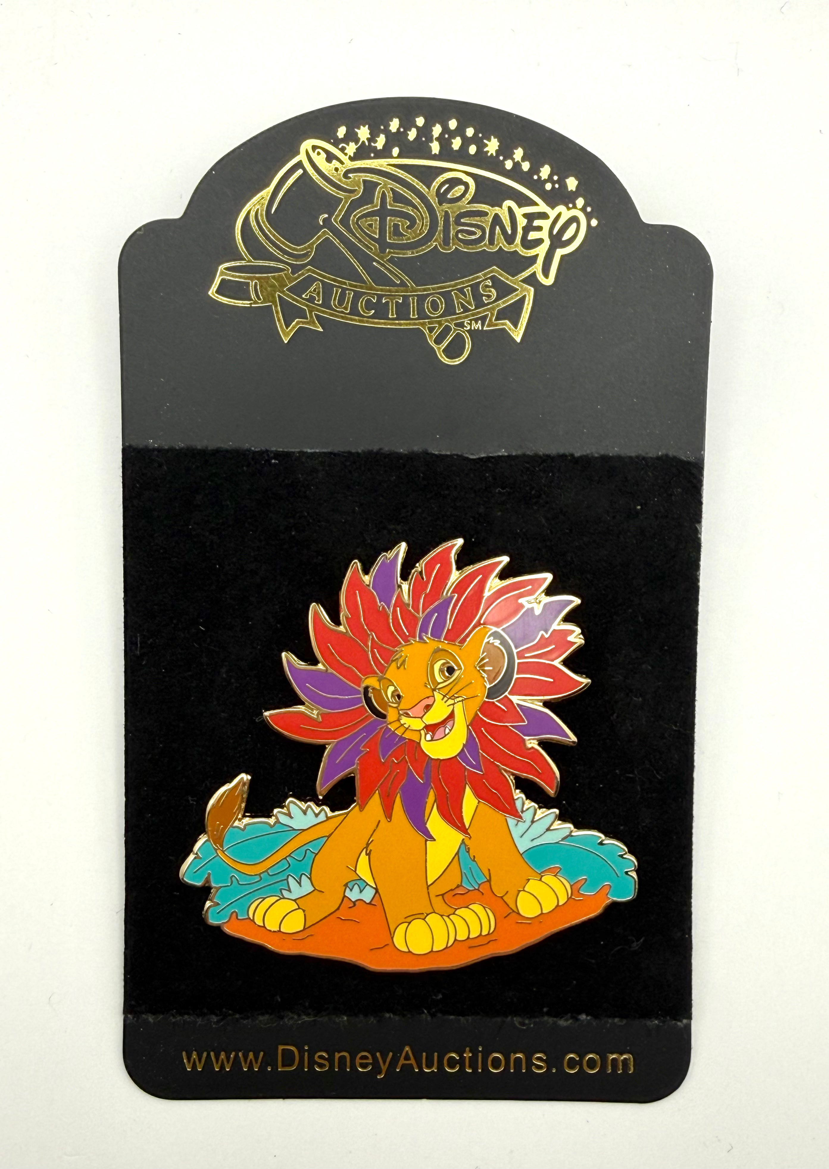 DA Disney Auctions The Lion King Simba with Wild Mane HTF LE 250 Pin