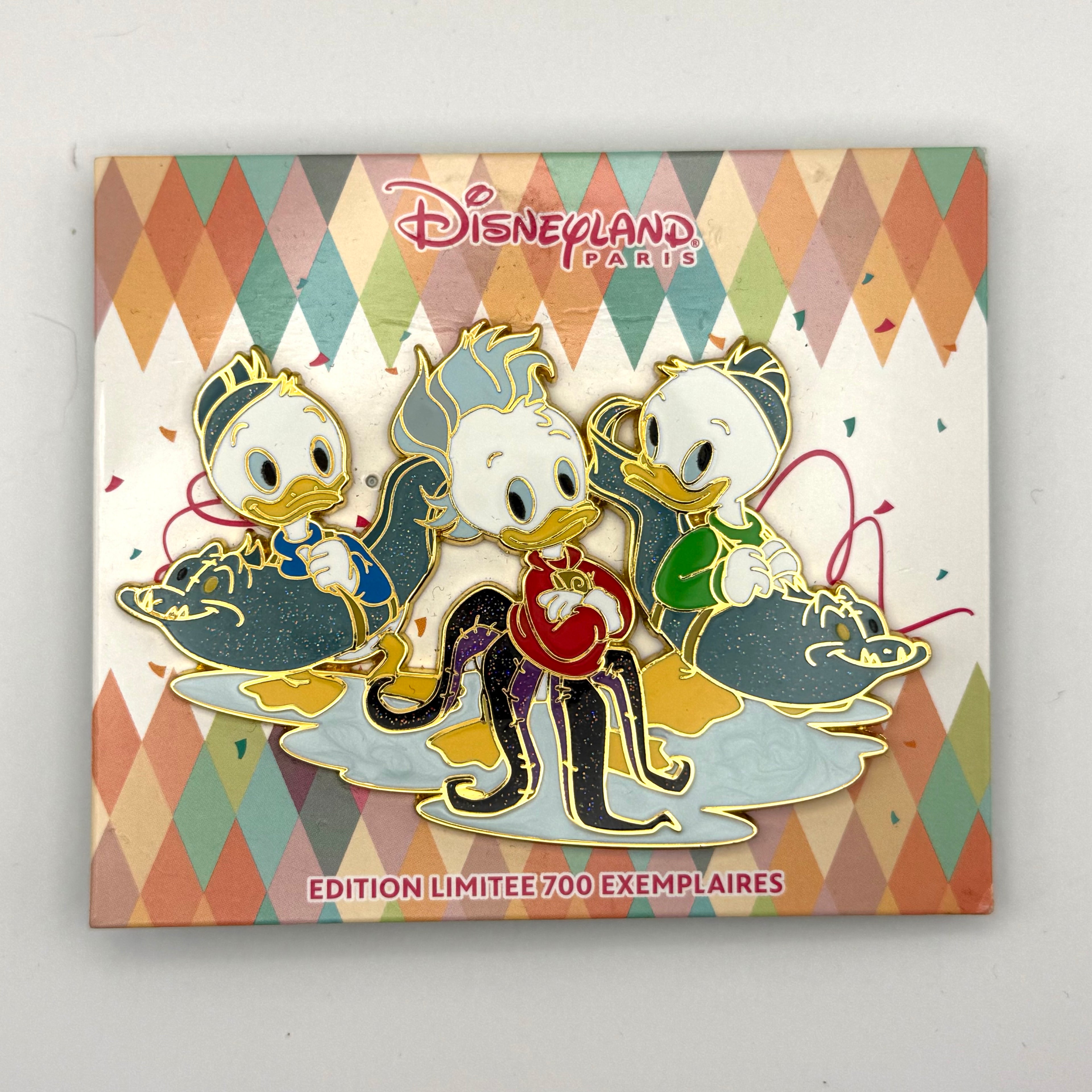Disneyland Paris Carnival DLP Huey, Dewey & Louie as Ursula and Eels LE 700 Pin