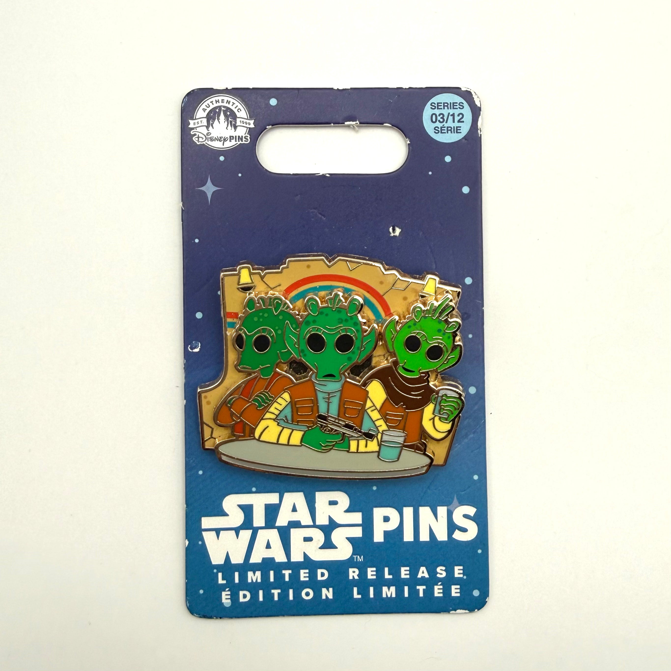 Disney Parks 2024 Star Wars Monthly LR Pin Series 3/12 Greedo and Rodians Pin