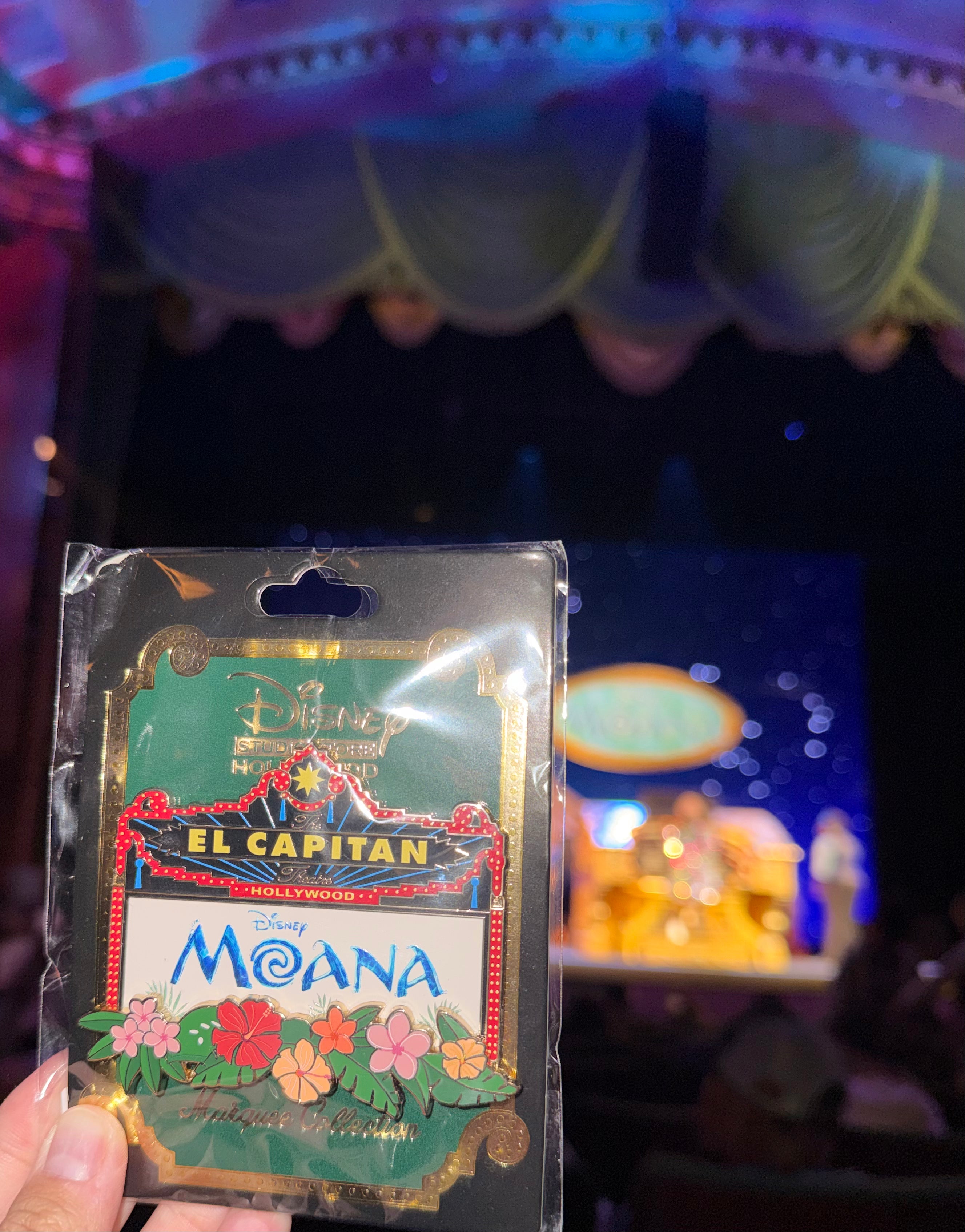 LE 400 Moana Marquee Pin El Capitan DSSH Live Action Pin MOANA