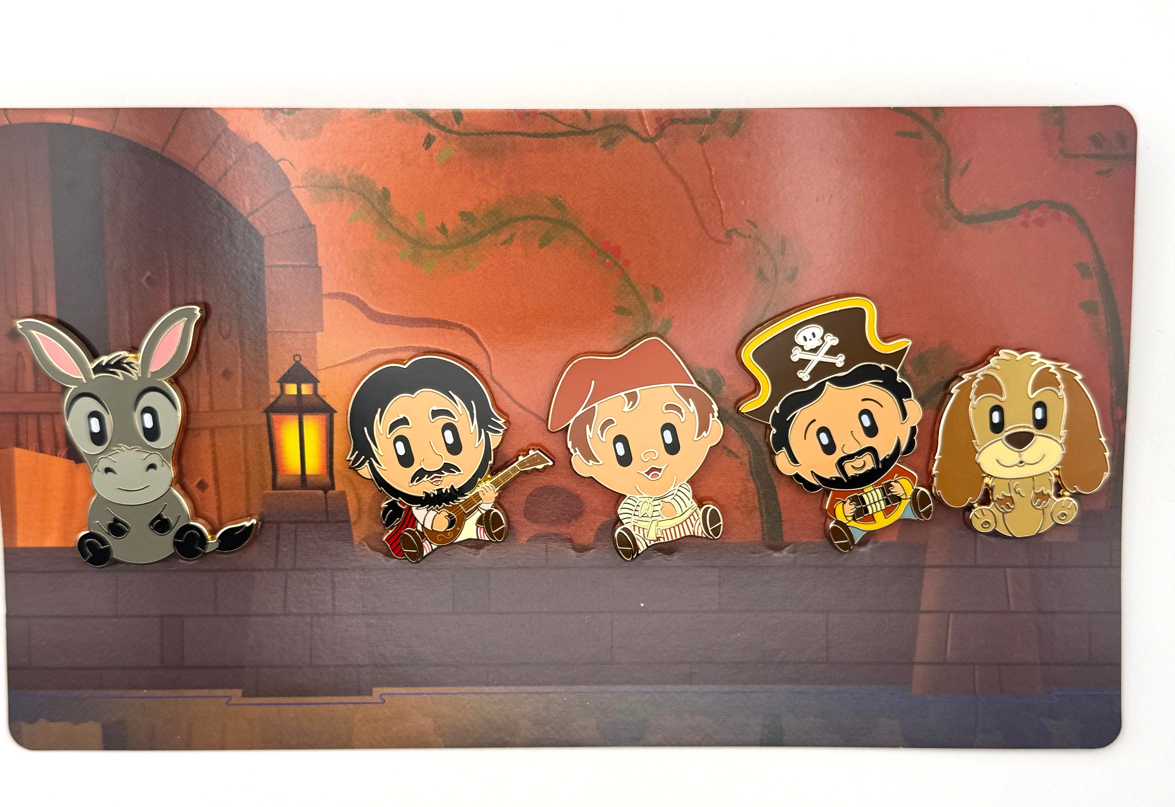 Disney WDI MOG aDorbs Pirates of the Caribbean Musicians 5 Pin Set LE 400