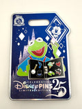 Celebrating 25 Years of Disney Pin Trading Kermit Pin LE 750 Anniversary