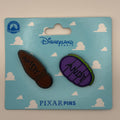 Disneyland Paris Woody Buzz Toy Story Shoe Andy Pin