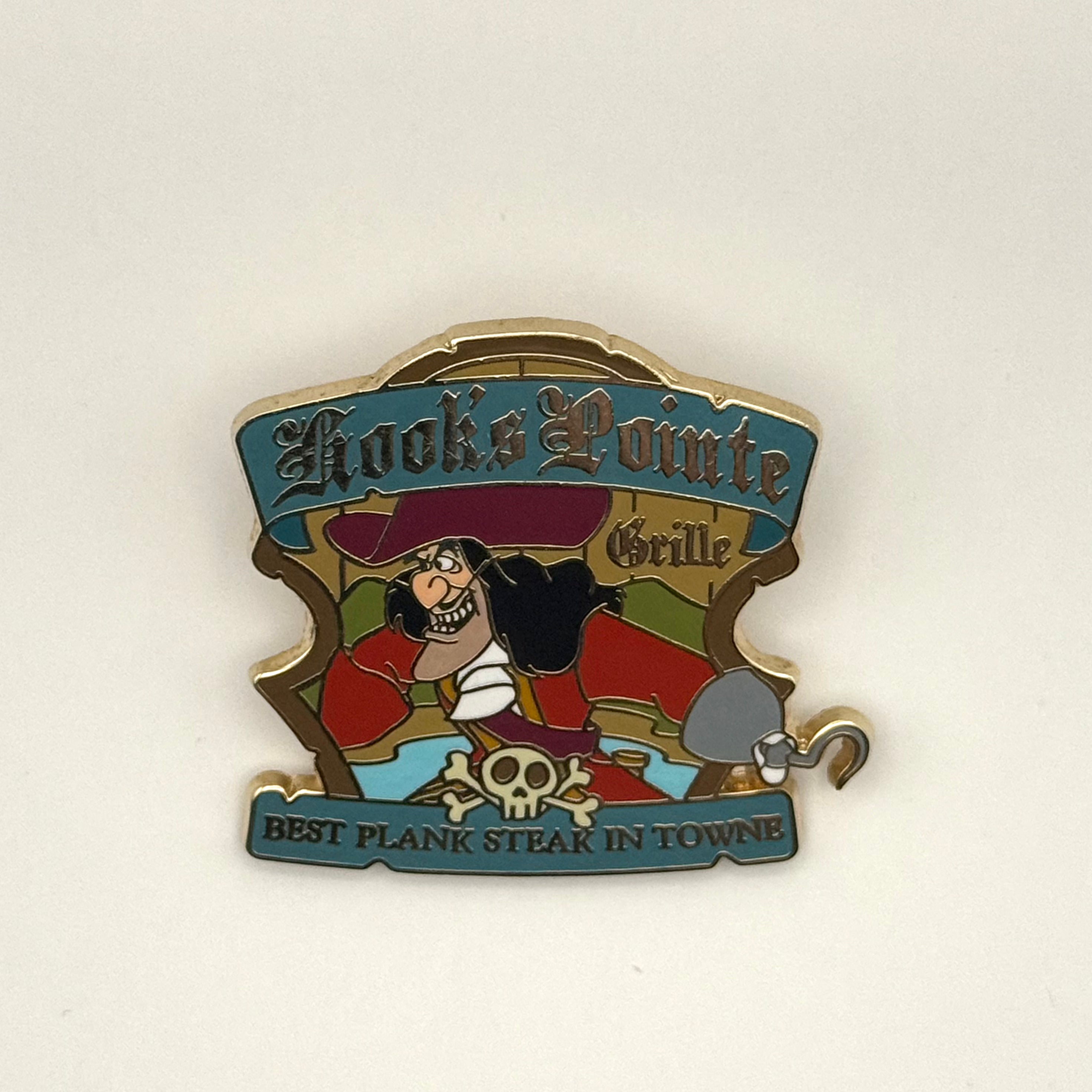 Disney  DLR - Pirates of the Caribbean Collection - Captain Hook GWP Pin