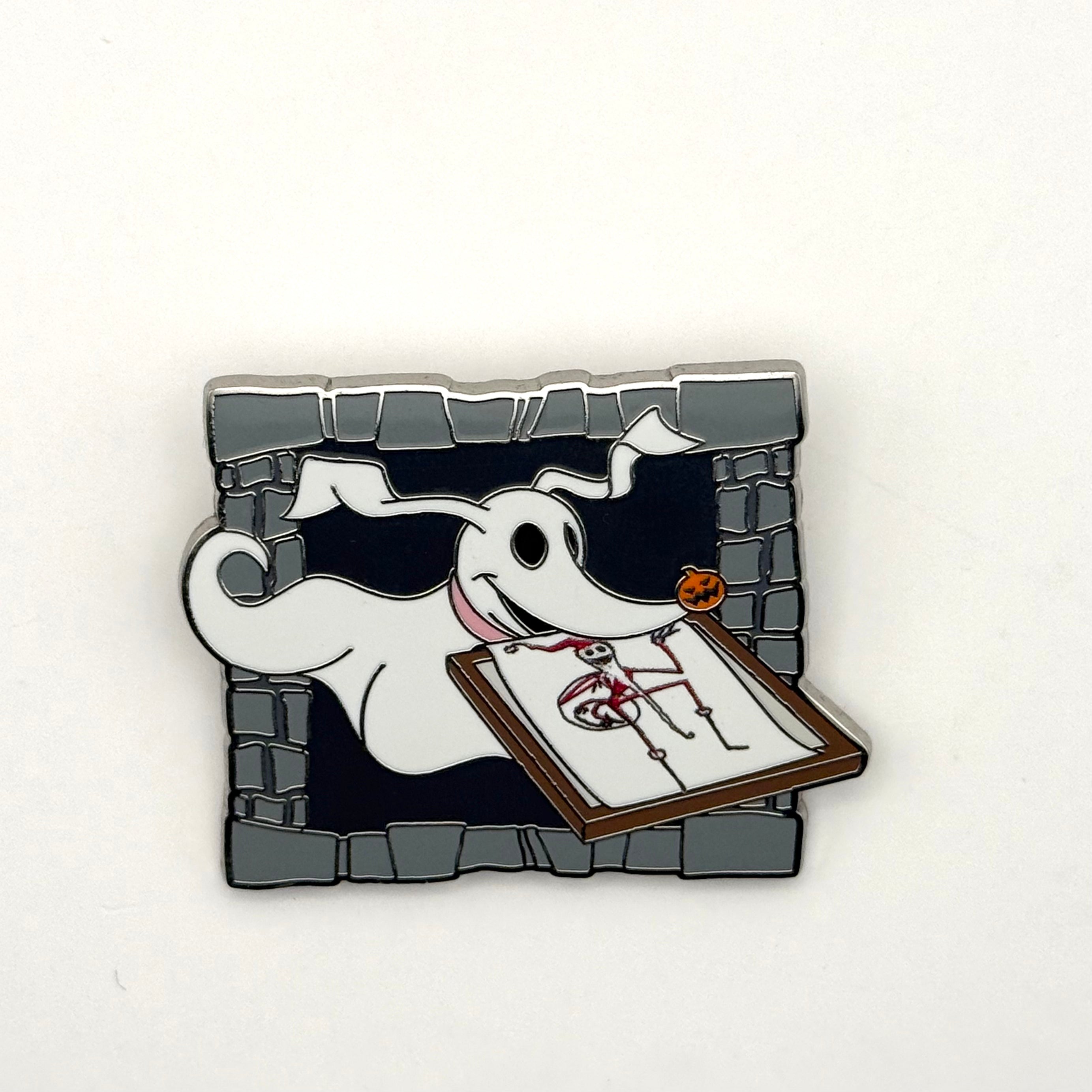 Disney Zero A Drawing Of Santa Jack Nightmare Before Christmas Pin