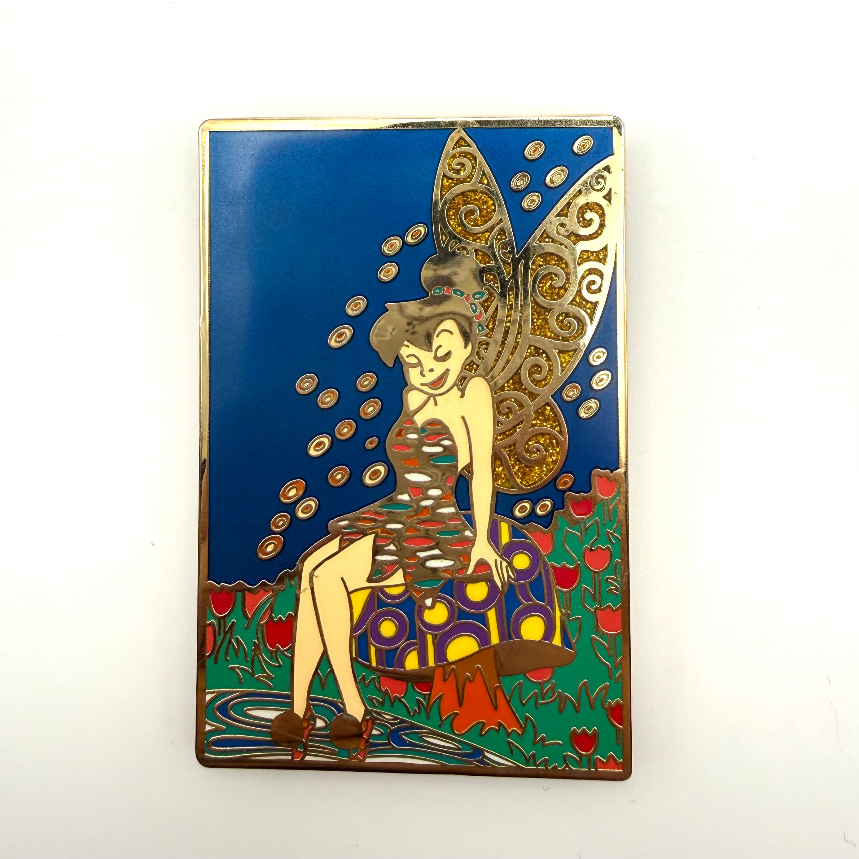 Disney Pin Trading Art Nouveau Peter Pan Tinkerbell Tink Jumbo Frame