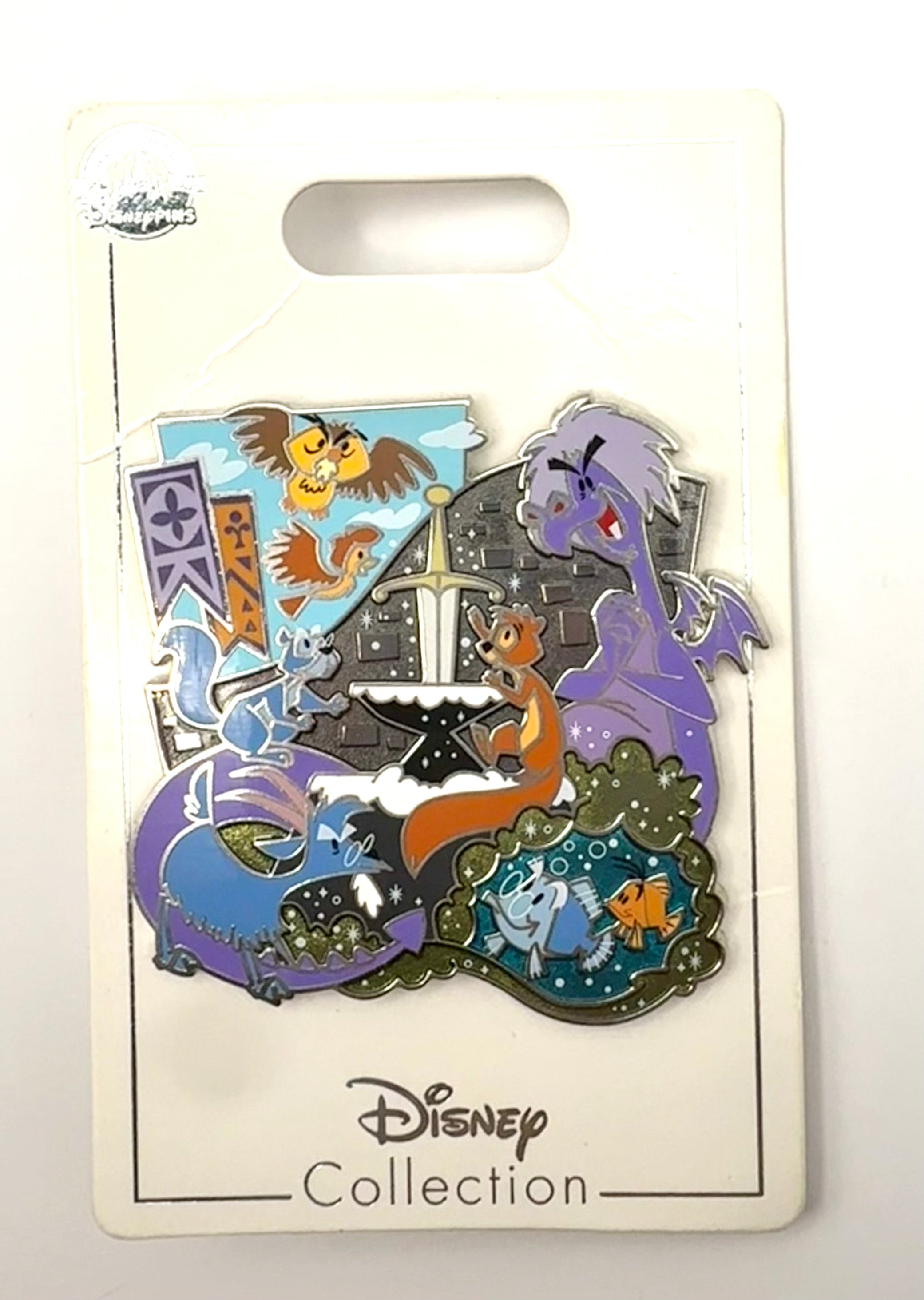 Disney Parks Supporting Cast Cluster Sword In The Stone Pin