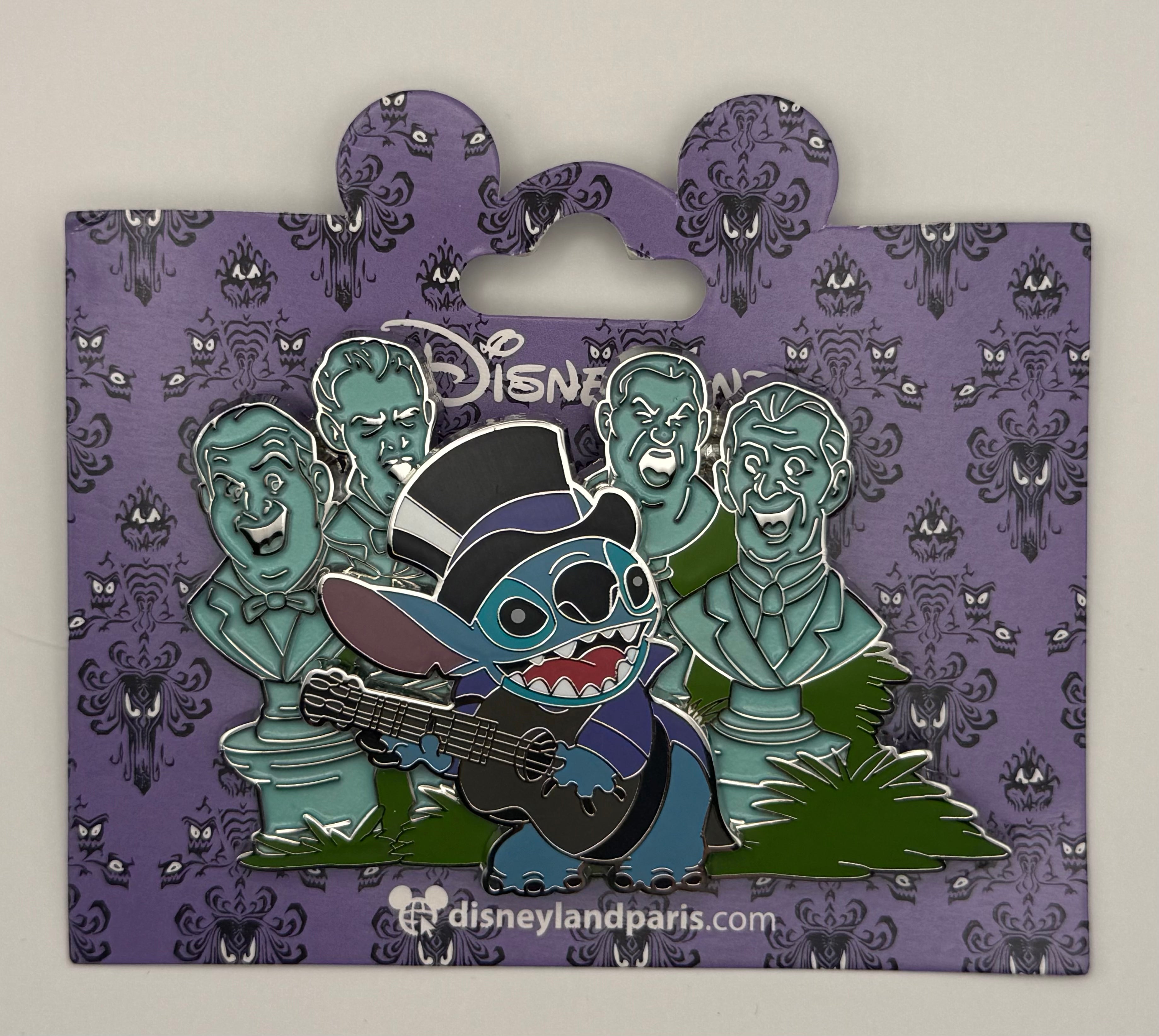 2021 Disney 3D Glow in Dark Pin DLP Stitch Phantom Manor Haunted Mansion Busts
