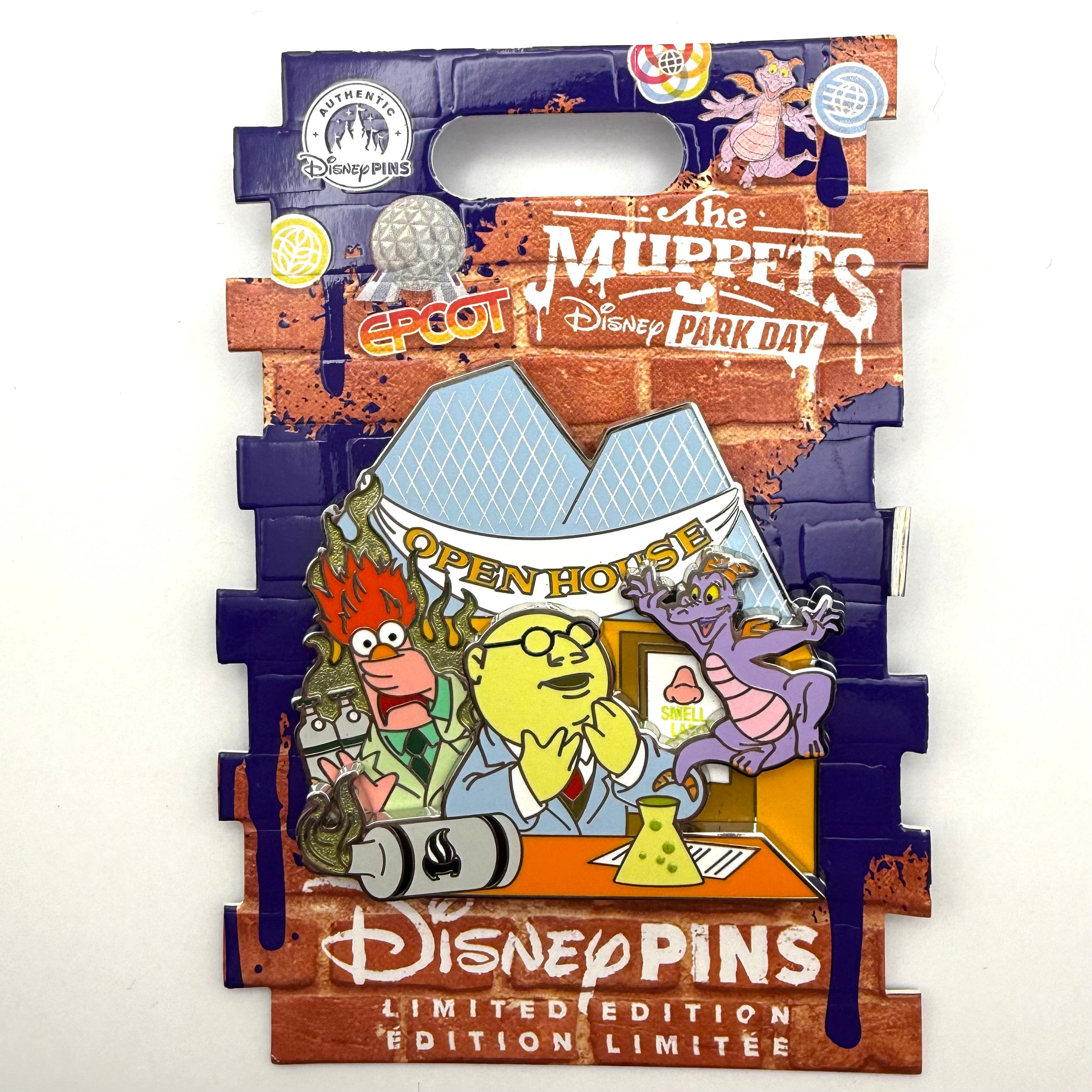 NEW! 2026 Muppets Disney Park Day Journey Into Imagination Bunson & Beaker Le
