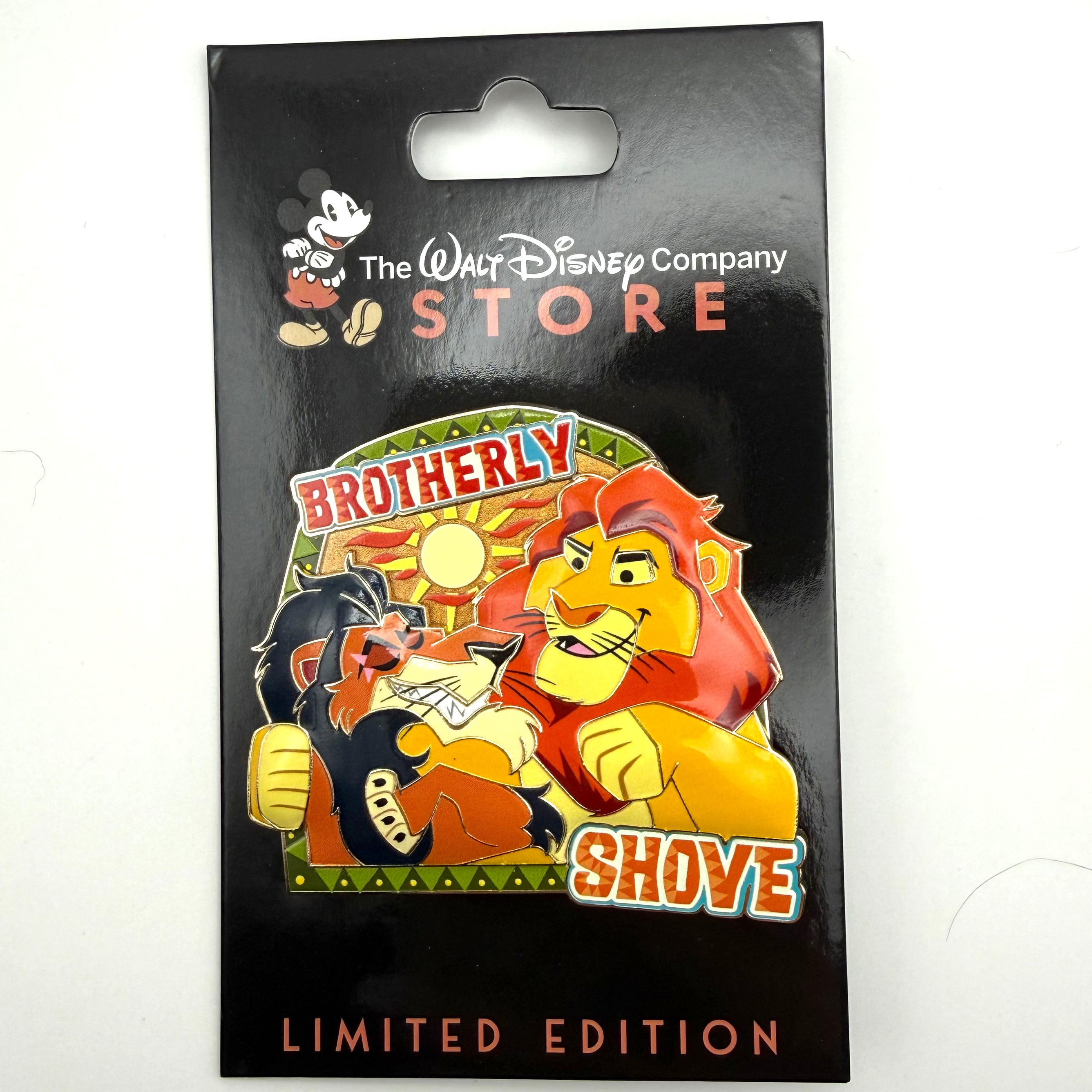 Disney DEC TWDC Pin Sibling Series Lion King Scar Mufasa LE 250 Pin