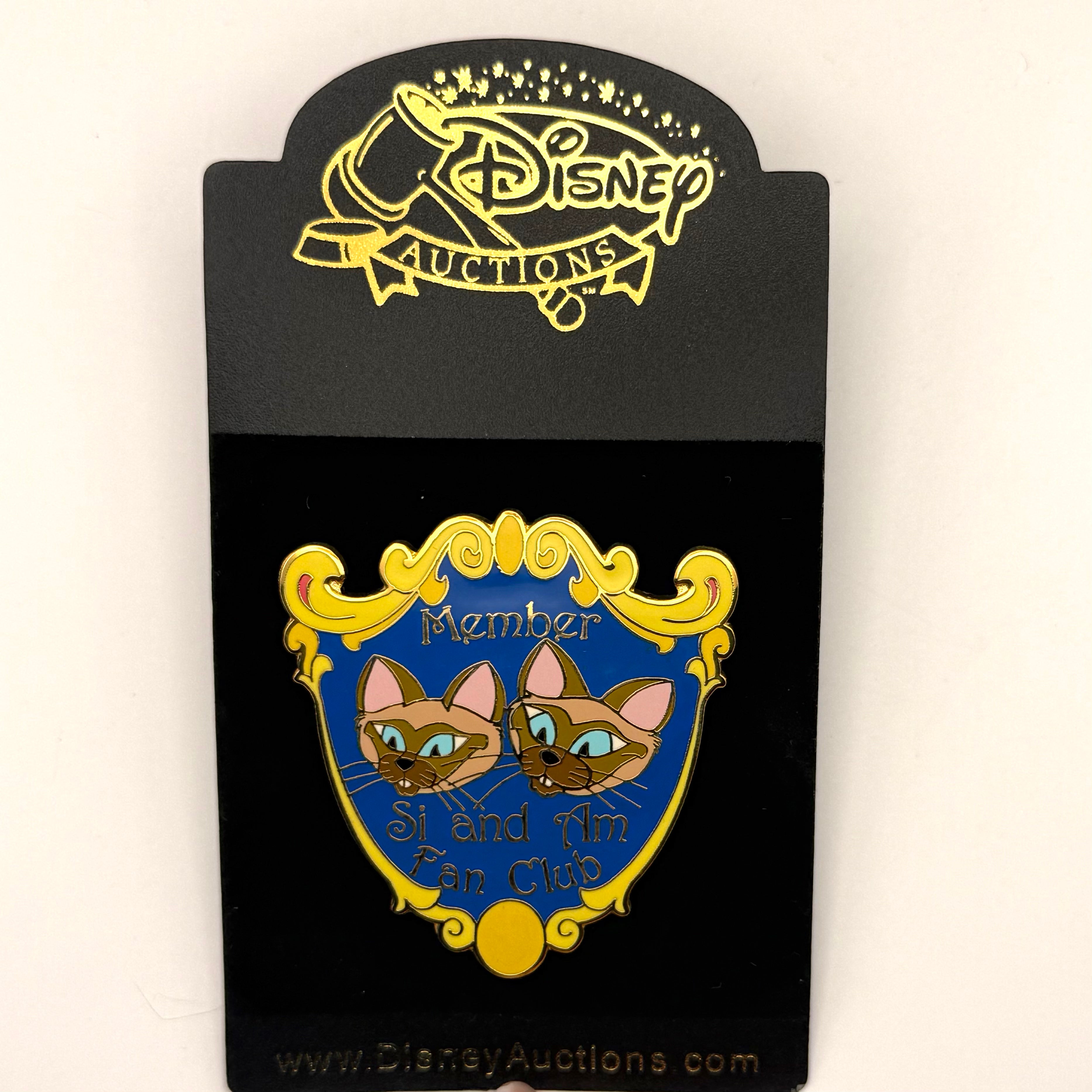 Si and Am Disney Auctions Fan Club Series Disney Auctions Pin Le 500