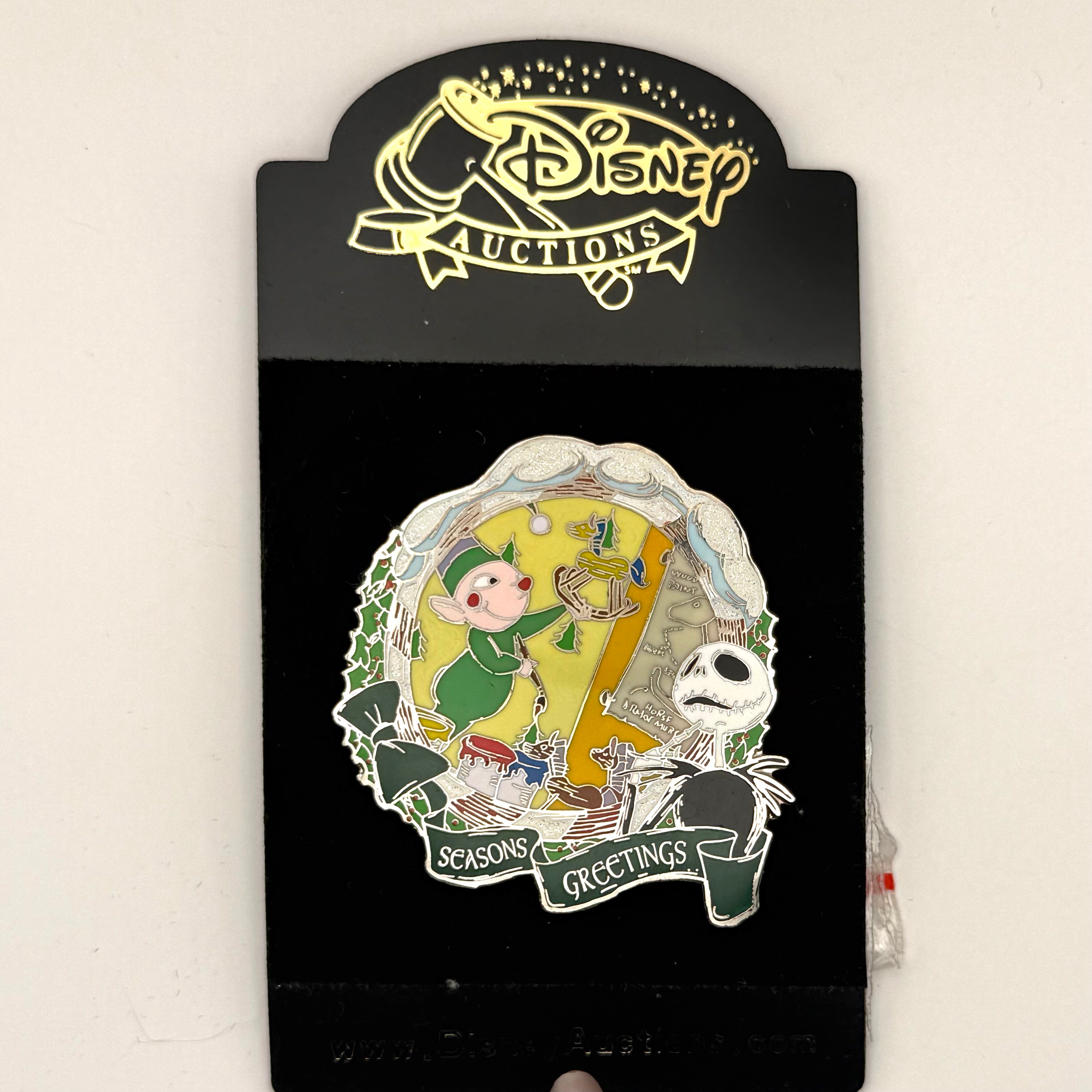 Disney Auctions - Nightmare Before Christmas Jack And Elf Pin LE 250