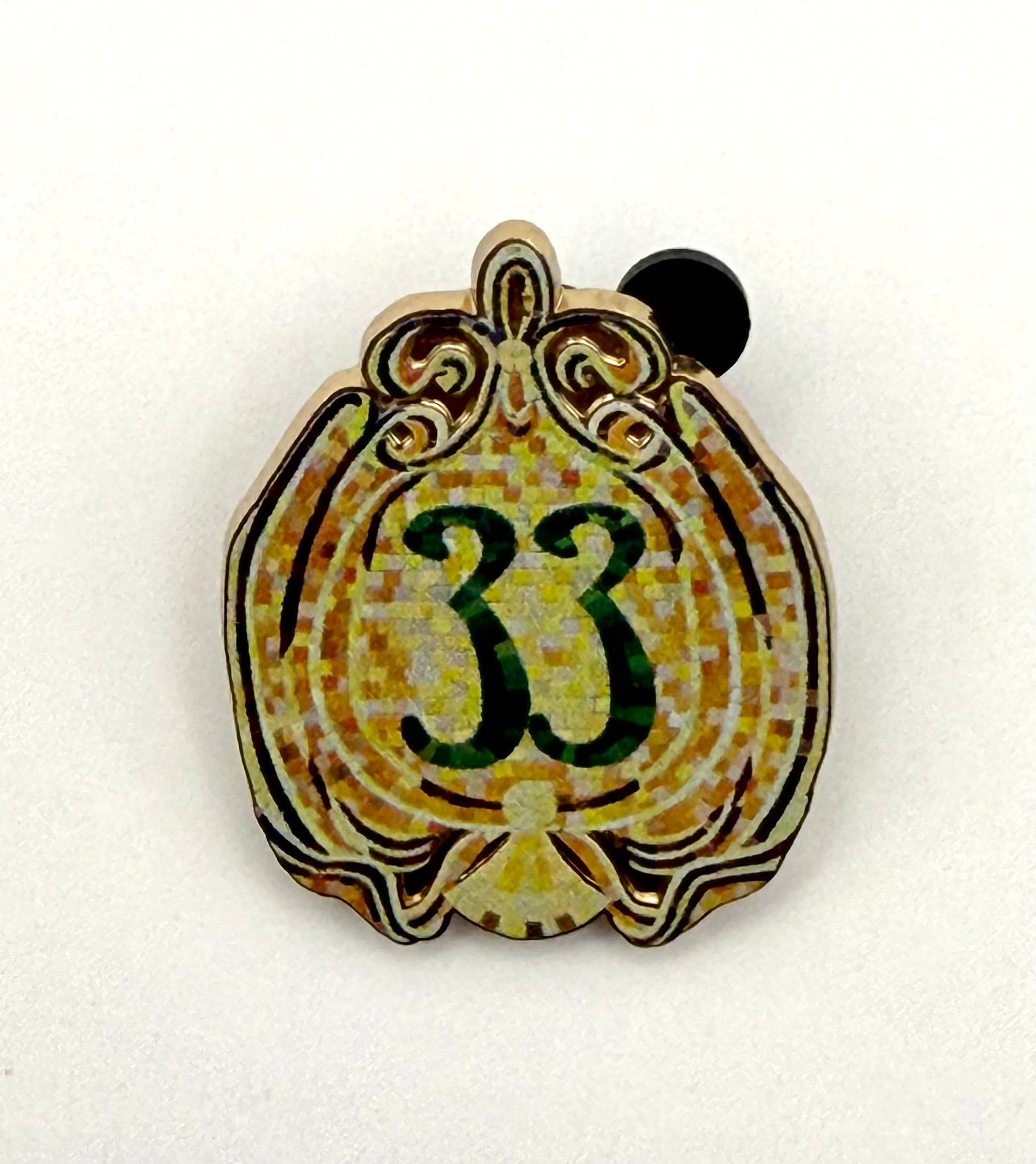 DLR - Club 33 Emerald 55th Anniversary Logo Pin
