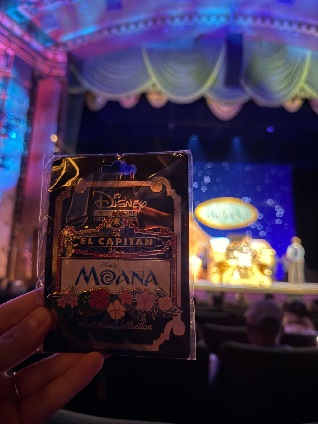 LE 400 Moana Marquee Pin El Capitan DSSH Live Action Pin MOANA